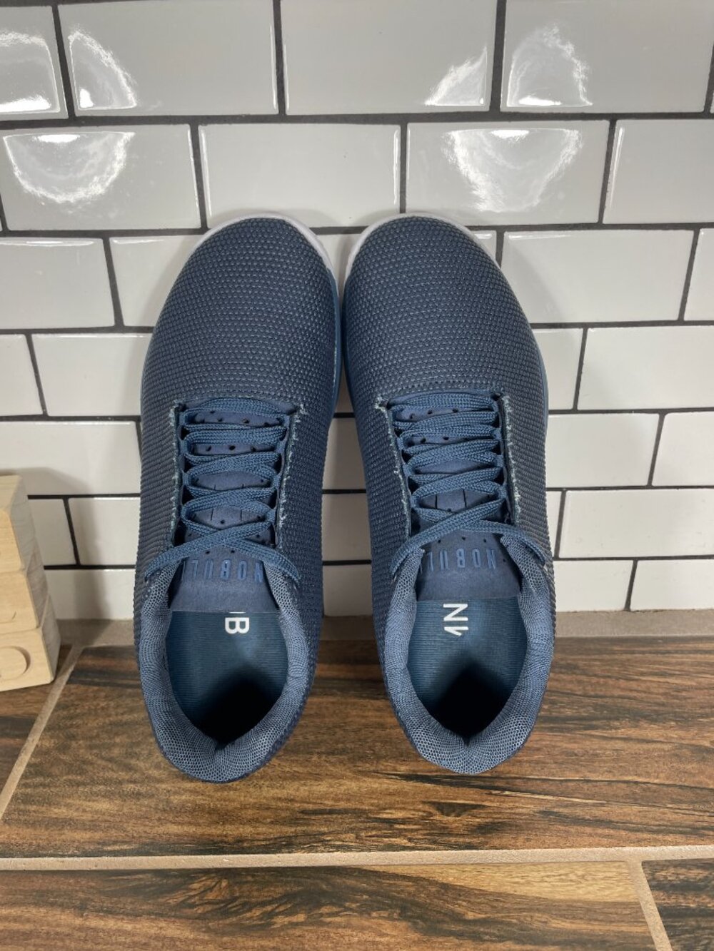 NOBULL Outwork Edge Shoes Womens Size 8.5 Midnight Blue Training Sneakers - Picture 6 of 13